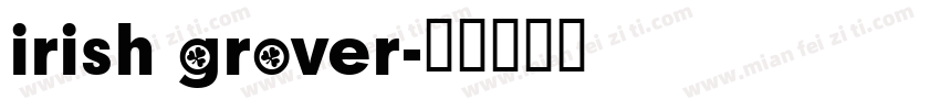 irish grover字体转换